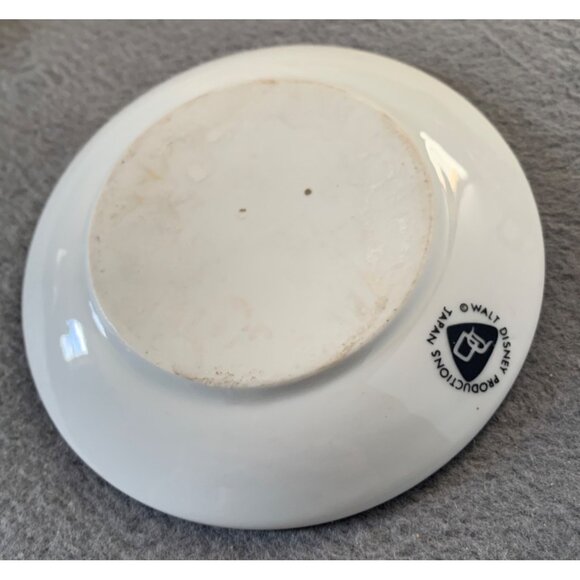 Vintage Walt Disney World Ceramic Ashtray with Castle Design 1980s - Picture 3 of 6